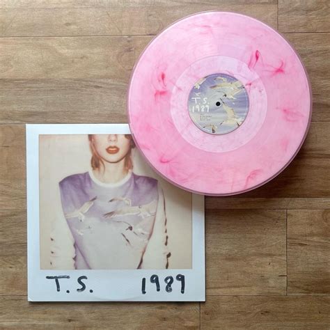 Taylor Swift 1989 Limited Edition Clear And Pink Vinyl