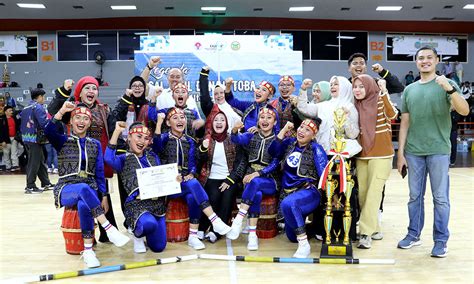 Tim Sumut Raih Juara Senam Kreasi Piala Ibu Negara Di Jakarta