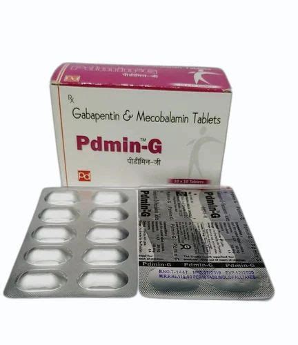 Mecobalamin Mcg Gabapentin Mg For Medical Tablets At Rs