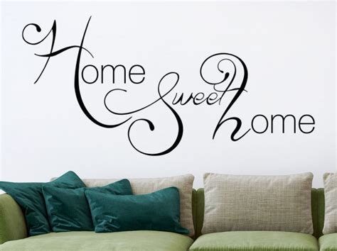 Wandtattoo Home Sweet Home Dekorativ Von Klebeheld De