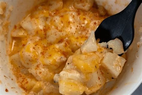 Microwavable Cheesy Fiesta Potatoes A Taco Bell Copycat Recipe