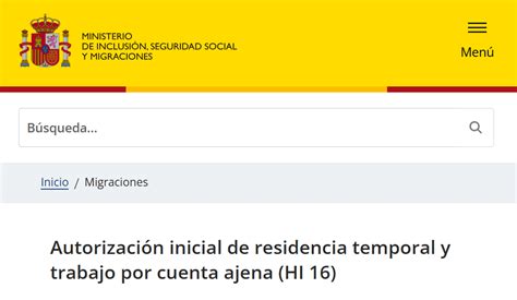 Autorizaci N Inicial De Residencia Y Trabajo Por Cuenta Ajena