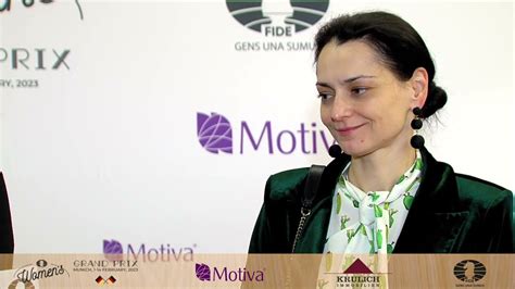 Interview With Alexandra Kosteniuk Fide Women S Grand Prix In Munich