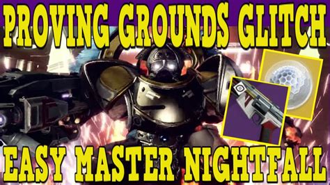 SOLO MASTER NIGHTFALL GLITCH EASY PROVING GROUNDS MASTER NIGHTFALL