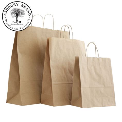 Brown Paper Bags With Flat Handles Paper Bags Ireland