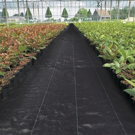 Yescom Landscape Fabric Oz Weed Barrier Woven Pp With Uv Treated Block