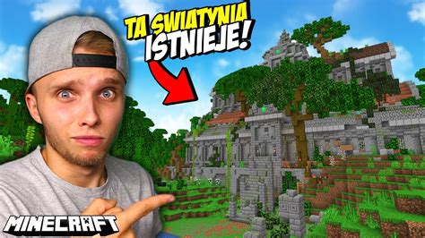 Odnalaz Em Nawiedzon Wi Tyni W Minecraft Ona Istnieje Youtube