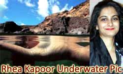 Watch Sonam Kapoor Sister Rhea Kapoor naked Viral Underwater pic सनम