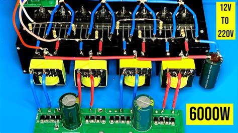 How To Make Simple Inverter W Transformer Sine Wave Irfz