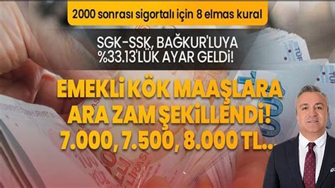 En düşük emekli maaşında rakam verildi İşte zam oranı YouTube