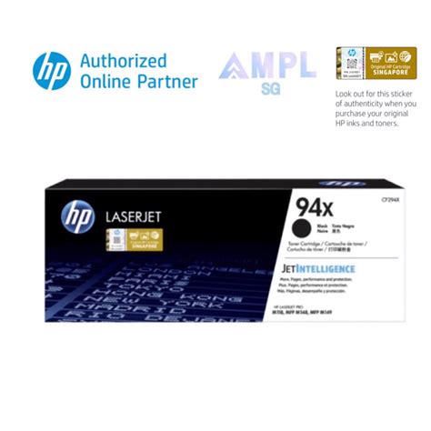 HP 94X CF294X High Yield Black Original LaserJet Toner Cartridge CF294X