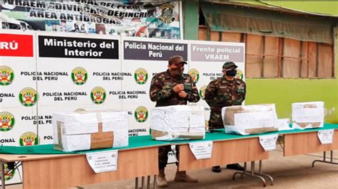 Policía Nacional Del Perú Incautó 25 Toneladas De Drogas En Los últimos Cinco Operativos Infobae