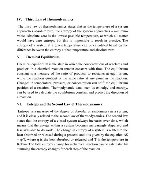 SOLUTION Thermodynamics And Chemical Equilibrium Studypool