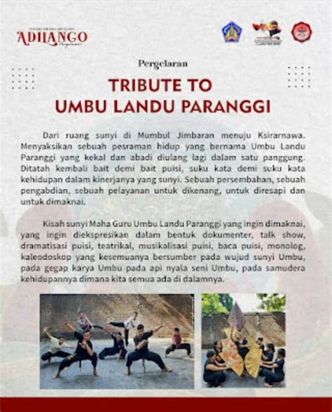 Tribute To Umbu Landu Paranggi Negerikertas