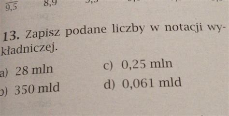 Hej Prosze O Pomoc Calkowicie Nie Ogarniam Tych Notacji A Musze To