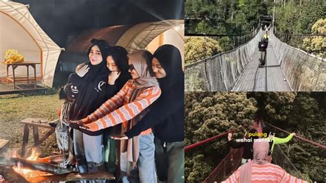 Glamping Di Situ Gunung Sukabumi Bareng Keluarga Nabila Taqiyyah Uji