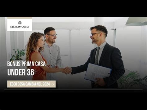 Bonus Prima Casa Under 36 Cosa Cambia Nel 2024 YouTube