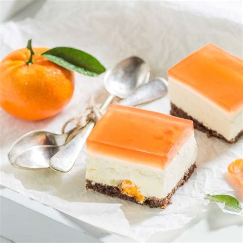 Tarta De Queso Con Gelatina De Mandarina