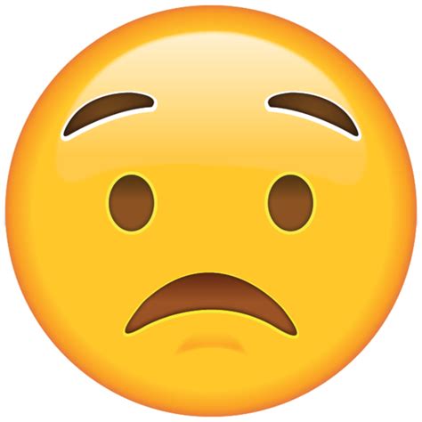 Worried Face Emoji Cool Emoji Emoji Faces Funny Emoji Faces