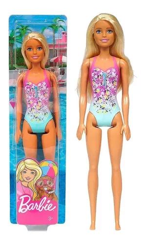 Mu Eca Barbie Playa Traje De Ba O Mattel Cuotas Sin Inter S