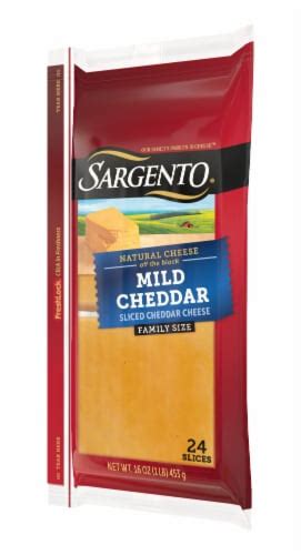 Sargento® Mild Cheddar Sliced Cheese 24 Slices 16 Oz Kroger