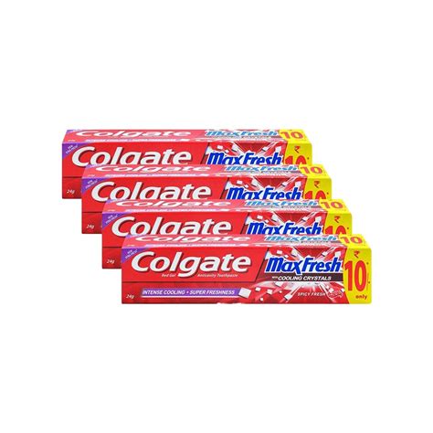 Colgate Max Fresh Red Gel Toothpaste Pack Of 4 Price Buy Online At