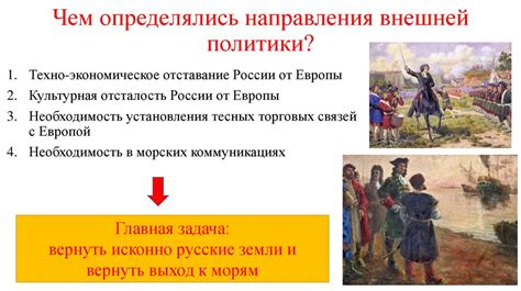 Внешняя политика Петра I - презентация онлайн