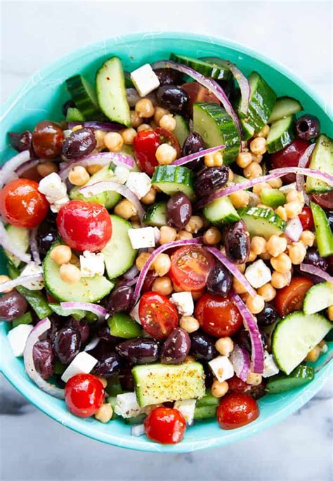 Mediterranean Chickpea Salad The Kitchen Magpie