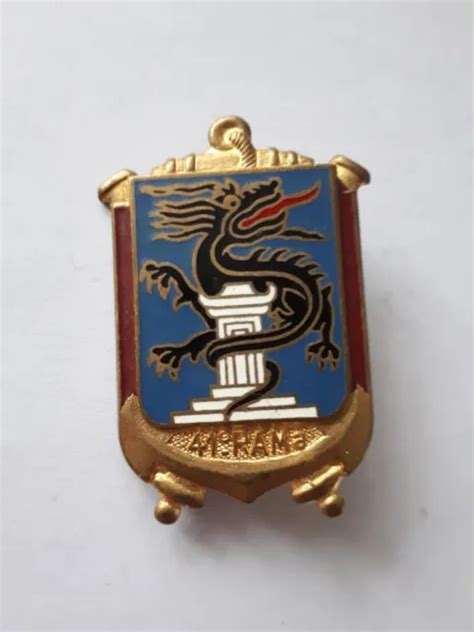 INSIGNE 41 RAMA RÉGIMENT ARTILLERIE DE MARINE EUR 7 00 PicClick FR