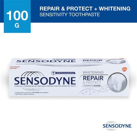 Sensodyne Sensitive Repair And Protect Whitening Toothpaste 100g Shopee Philippines