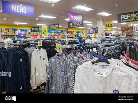 Pep Co Clothing Range In Poundland Store England UK Stock Photo Alamy