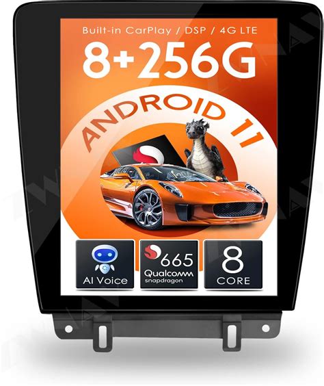 Amazon ZWNAV Android 11 Tesla Car Stereo For Ford Mustang GT 2010