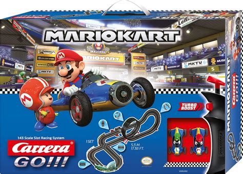 Carrera Toys Go Kart Mach Set Pista Da Corsa E Due Macchinine Con