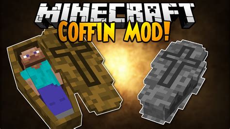 Minecraft Mod Showcase Coffin Mod Youtube