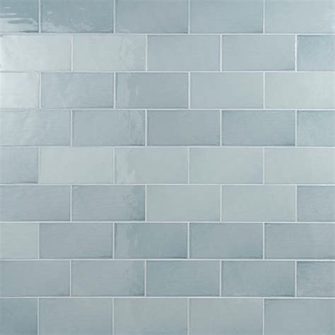 Ivy Hill Tile In X In Siene Steel Blue Ceramic Wall Tile Sample