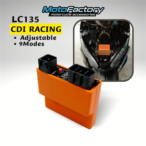 Yamaha Lc135 V1 V2 V3 V4 V5 V6 V7 Cdi Racing Adjustable 9 Modes Ready