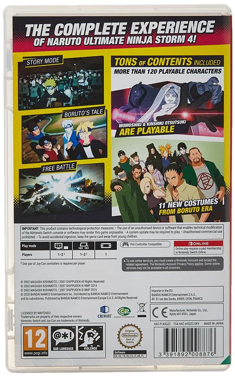 Snapklik Naruto Shippuden Ultimate Ninja Storm Road To Boruto Nsw