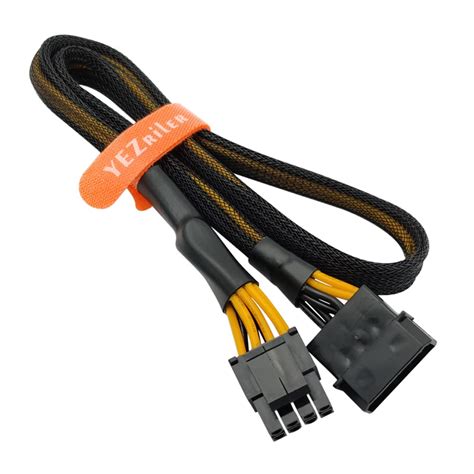 Amazon Yezriler Pack Molex To Pin Cpu Power Cable Lp Molex