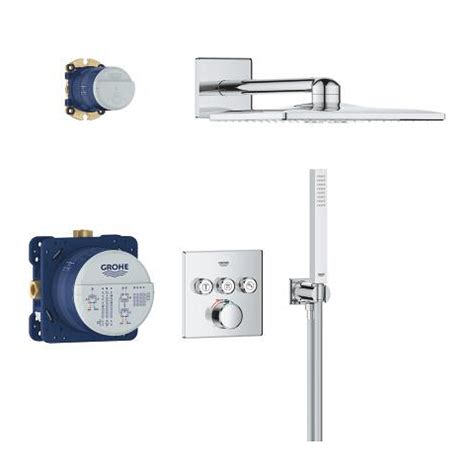 Smartcontrol Perfect Shower Set Met Rainshower Smartactive Cube Grohe