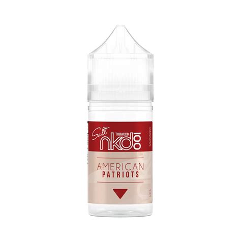 Líquido para Pod Naked Salt American Patriots 50mg 30ml Paradise Vape