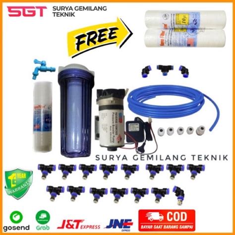 Jual Paket Misting Kabut Embun 10 Mist Nozzle Titik Mesin