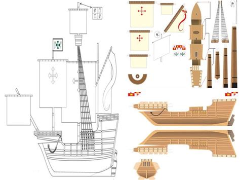 Caravela Para Montar Santa Maria Produtos Elo