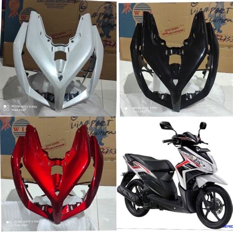 Jual Cover Tameng Depan Vario Techno Karbu Kvbn Shopee Indonesia