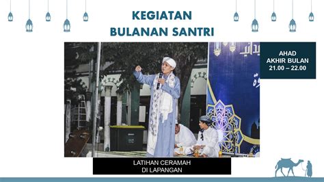 Kegiatan Santri Pondok Pesantren Darullughah Wadda Wah