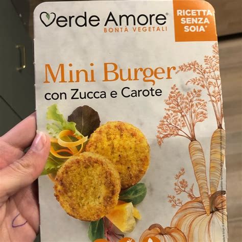 Verde Amore Mini Burger Con Zucca E Carote Review Abillion