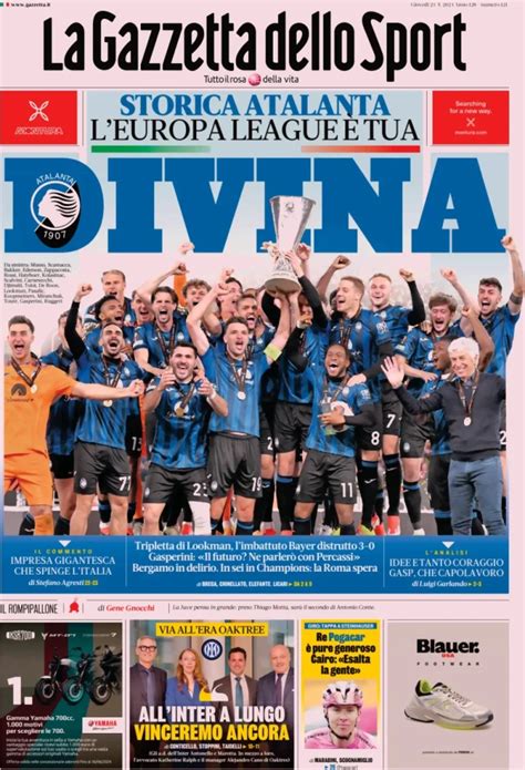 Rassegna Stampa Sampdoria Prime Pagine Quotidiani Sportivi 23 Maggio