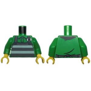 Torses LEGO LEGO Mini Figurine Torse Salopette Prisonnier 3T La