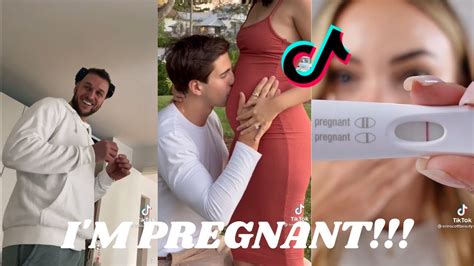 Best Pregnancy Announcement Tiktok Compilation So Emotional 😍 Youtube