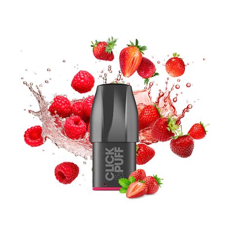 Click Puff Pod Strawberry Raspberry X Bar Official Online Shop