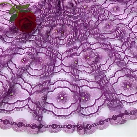 African Tulle Lace Fabric African French Lace Fabric High Quality